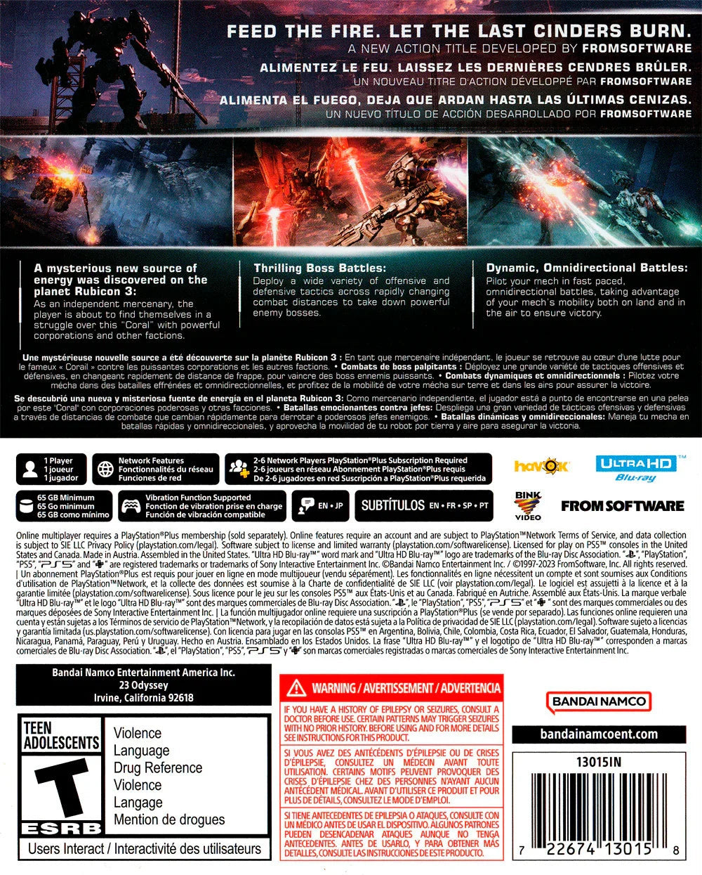 Armored Core VI: Fires of Rubicon — New — PlayStation 5