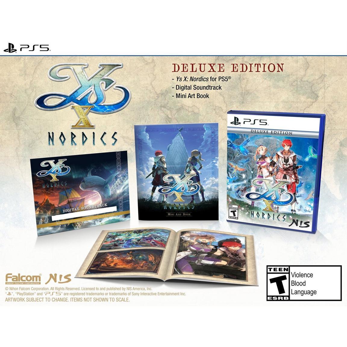 Ys X: Nordics Deluxe Edition — New — PlayStation 5